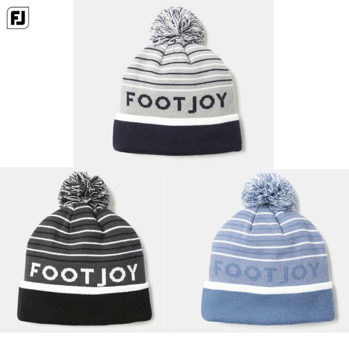 Foot Joy/フットジョイ FJ ストライプポンポンビーニー#36237【送料無料】
