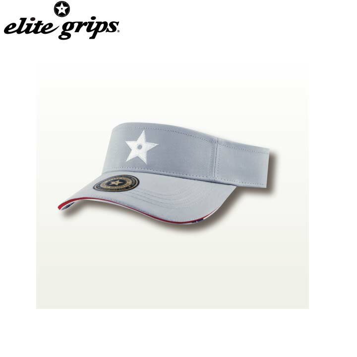 エリートグリップ/elite gripsエリートグリップ バイザー グレー SB-ET02GR ★ロゴサンバイザー