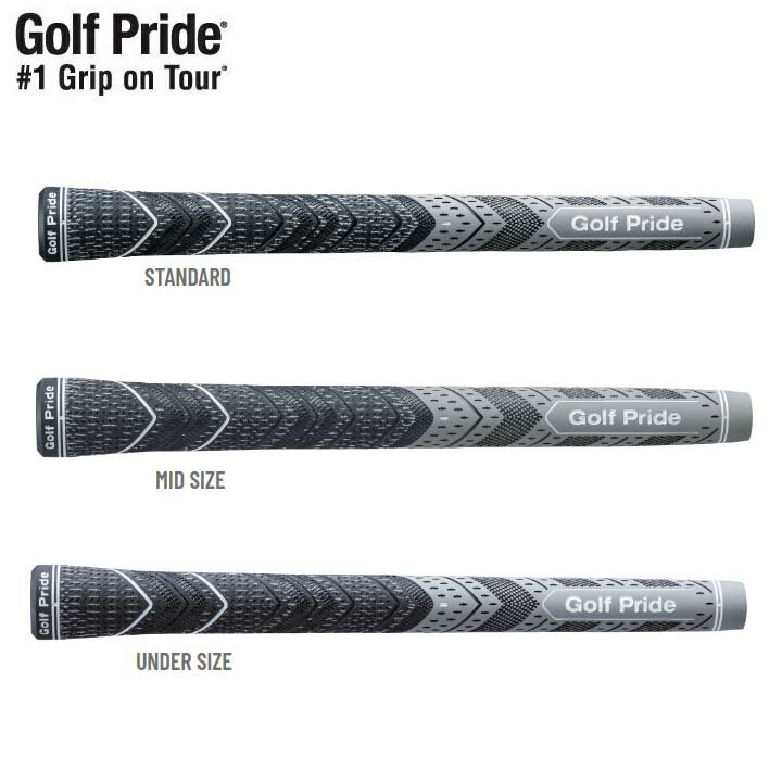 【メール便対応】Golf Pride/ゴルフプライドMCC PLUS4 グリップSTANDARD/MID SIZE/UNDER SIZE スタンダード/ミッドサイズ/アンダーサイズバックライン無