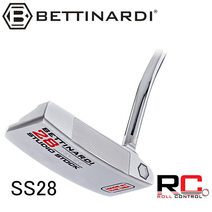 【即納】【2021年メーカーカスタムモデル】 BETTINARDI STUDIO STOCK SERIES PUTTER SS28 ベティナルディ SSシリーズ パター スタジオストック ワイドボディ 33インチ　グリップ/ヘッドカバー/ロフト角/ライ角標準 【送料無料】【日本正規品】のサムネイル