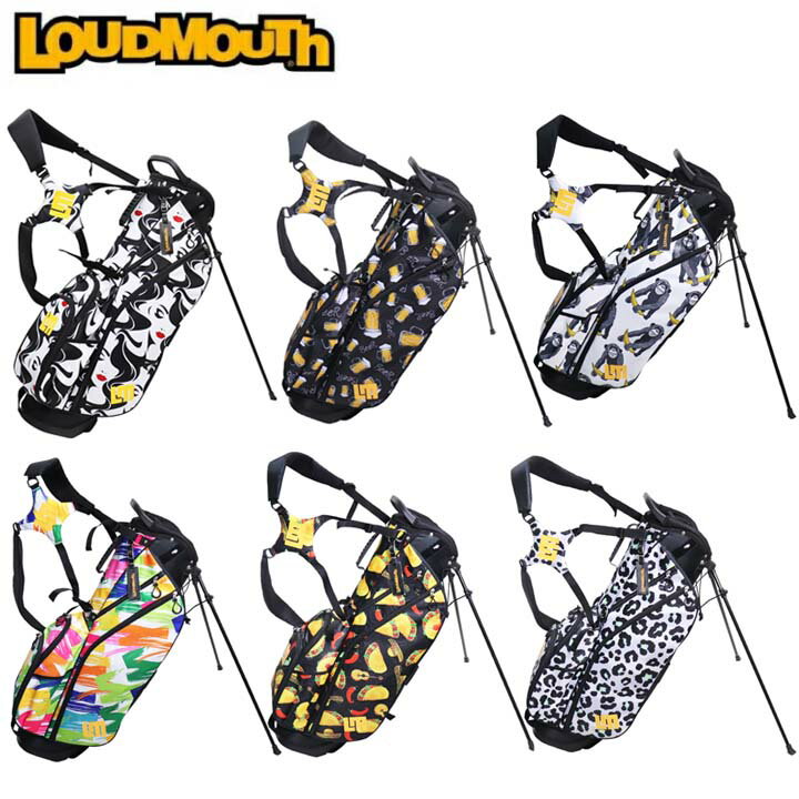 LOUDMOUTH/ラウドマウス スタンド式 キャディバッグ メンズ レディース LM-CB0010 / Loudmouth スタンド キャディバッグ【送料無料】