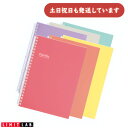 リヒト Pastello ツイストノート A5 タテ型 24穴 リーフ30枚文房具 文具 コンパクト おしゃれ LIHIT 縦型 パステロ