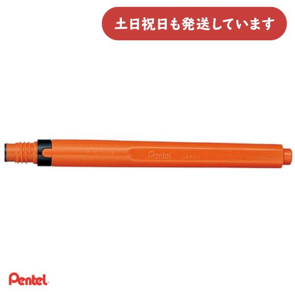 ぺんてる 筆ペン朱墨カートリッジ FP-BD文房具 文具 Pentel レフィル リフィル 詰め替え 顔料 耐水 耐光