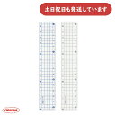 共栄プラスチック 方眼定規 15cm文房具 文具 定規 シンプル 丈夫 ゼロスタート 横目盛 縦目盛 ブルー スモーク