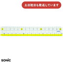 ソニック 楽しく学習 直線定規 15cm文房具 文具 学童文具 学習 数学 算数 小学生 中学生 新学期 SONIC