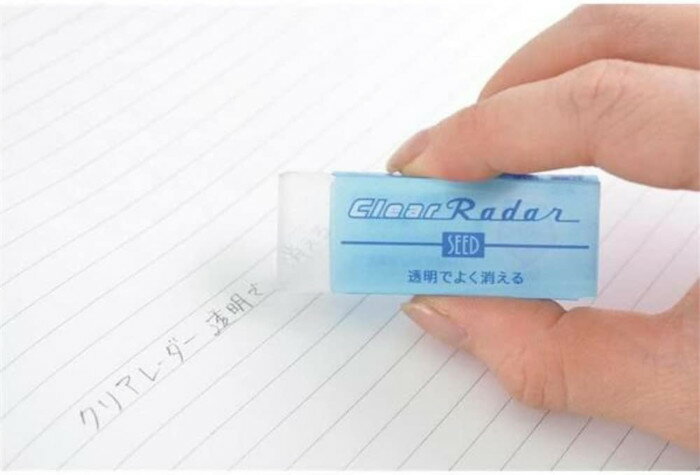 シード クリアレーダー 100文房具 文具 消しゴム 字消し 修正具 透明 Radar 小学生 おもしろ