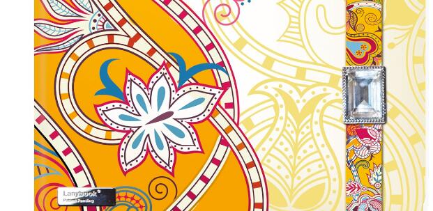 Lanybook Ultimate Spirit A6 イエロー 方眼罫文房具 文具 おしゃれ かわいい ゴージャス 海外 可愛い 高級 ハードカバー