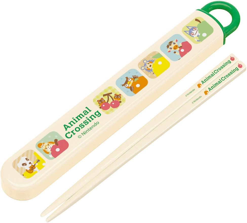 スケーター 子供用 抗菌 スライド 箸箱セット どうぶつの森 女の子 日本製 daz ゲーム キャラクター 動..