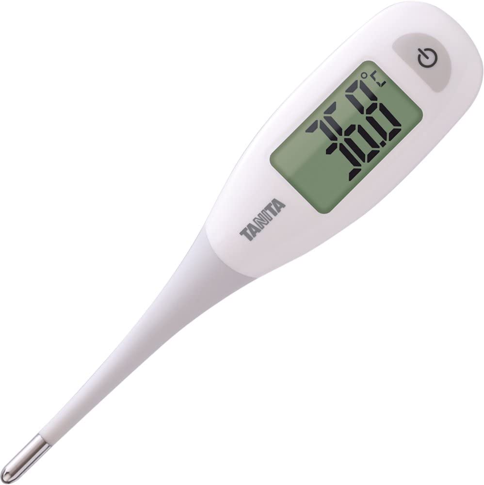 タニタ 電子体温計 BT-471-WH ホワイト 乳幼児や要介護者の脇にも当てやすい 〇7121 温度計 子供 こども 年寄り 老人 使いやすい 楽 熱 計測 正確 白 固くない 硬くない 柔らかい 安全 安心 おすすめ 人気 体温計