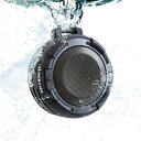 KYOHAYA Bluetooth 5.0 スピーカー 1145 アウトドア 防水 IPX8 風呂 吸盤 高音質 重低音 大音量 車 小型 コンパクト ポータブル マイク付き 5W出力 カラビナ付属 吸盤マウント付属 ロールバーマウント付属 SOUND GEAR OUTDOOR JKBT098 (ブラック)