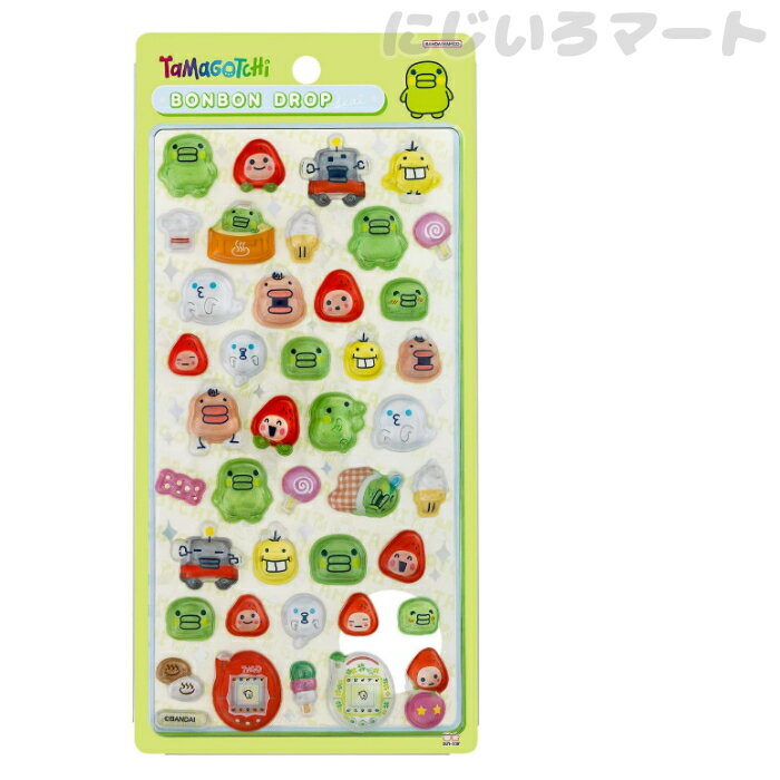 サンスター文具 たまごっち グッズ シール ボンボンドロップシール くちぱっち 4901770114811のサムネイル