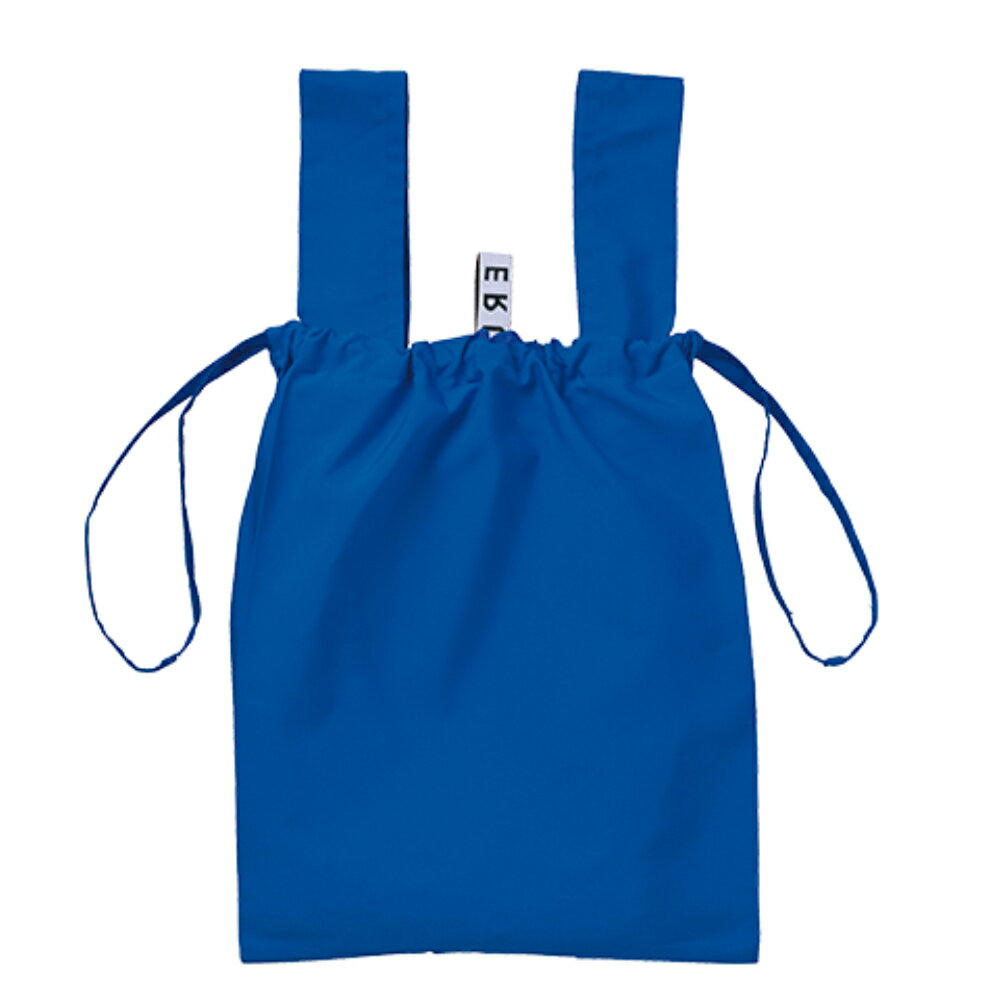 クルリト デイリー 巾着 バッグ トート型や巾着型になる ブルー 4589591533631 肩掛け エコバッグ 手提げ マイバッグ 青 2way おすすめ 人気 女性 男性 買い物 旅行 肩掛け ナップ ショルダー 便利 グッズ