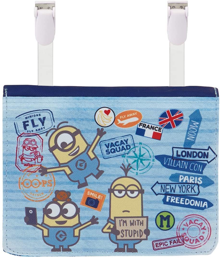 スケーター おでかけポケット ポーチ ポシェット ショルダーベルト付 2WAY ミニオン 4973307525094 斜めがけ ポシェット 子供 キッズ 女の子 バッグ マスク入れ 幼稚園 お出かけ ポケット ミニオンズ ショルダー グッズ ティッシュケース ポケットバッグ