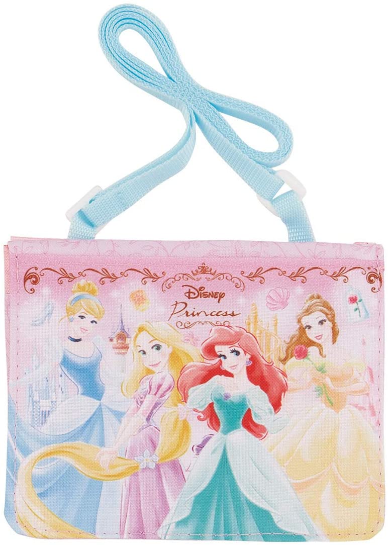 スケーター おでかけポケット ポーチ ポシェット ショルダーベルト付 2WAY プリンセス ディズニー 縦11×横14×マチ3cm ODKP2 4973307517914 斜めがけ ポシェット 子供 キッズ 女の子 バッグ マスク入れ 幼稚園 お出かけ ポケット ティッシュケース アリエル シンデレラ