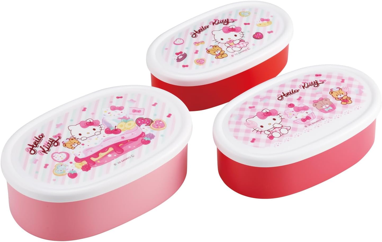 スケーター 弁当箱 ランチボックス シール容器 保存容器 3個セット 日本製 サンリオ ハローキティ Fanc..