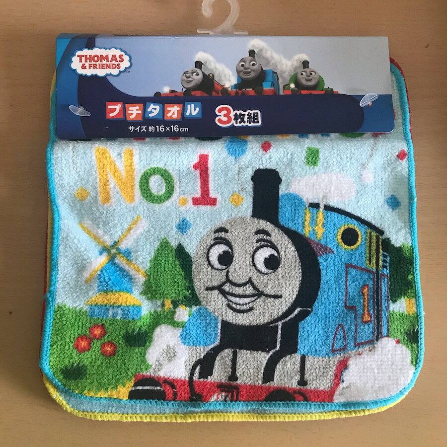 プチタオル 3枚組 トーマス＆フレンズ 4548387238648 機関車 キャラクター 電車 車 男の子 人気 電車 ..