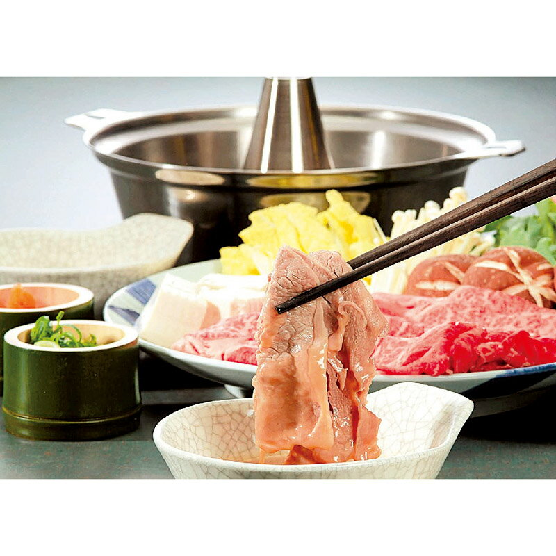 乐天商城 - 滋賀近江「松喜屋」 近江牛すきやき・しゃぶしゃぶ用【商品引換券】【即納商品】【送料無料】