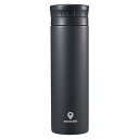 ココカフェ パウダーコート 真空二重マグ300ml(チャコール)