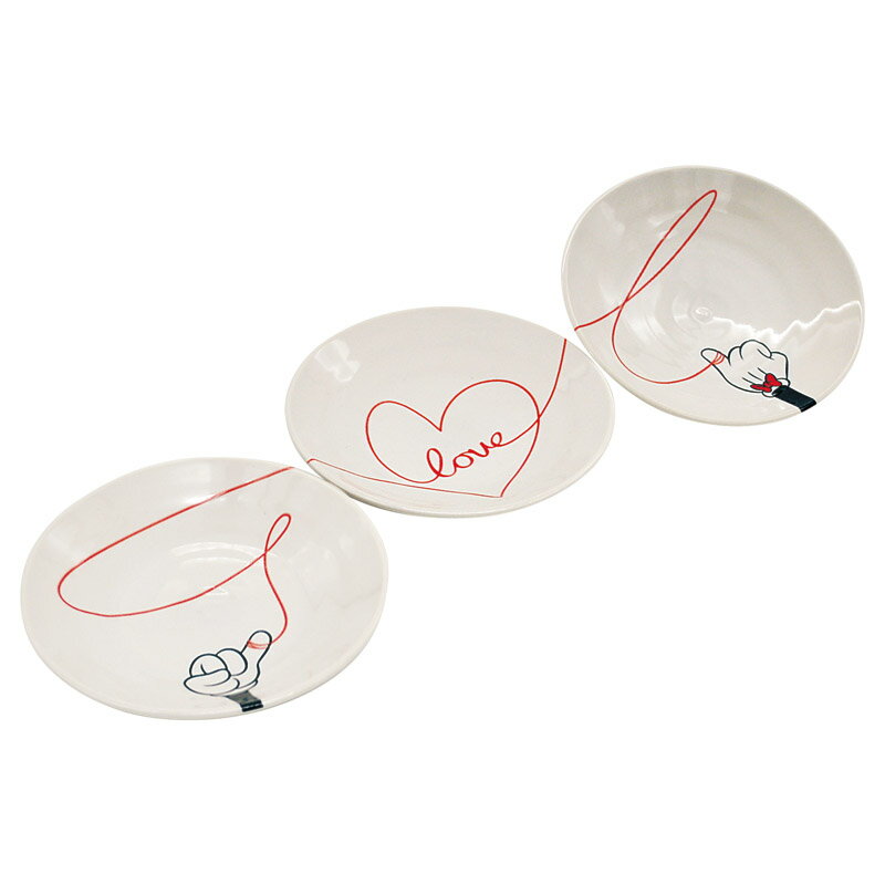 ディズニーキャラクター ラブイズ 中皿セット