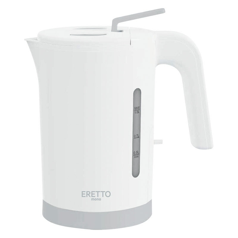 乐天商城 - ERETTO mono 倒れてもこぼれにくい電気ケトル1L