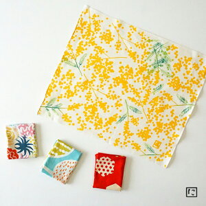 【注染手ぬぐい にじゆら 公式】注染はんかち祝儀袋(花結び) tenugui bouquet ミモザ 贈る ギフト プレゼント プチギフト お祝い 出産祝い 進学祝い 年賀 ハンカチ 花 てぬぐい 伝統工芸品通販 年賀状印刷 年賀状作成ソフト セール