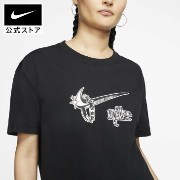 ナイキ スポーツウェア ウィメンズ ボーイフレンド フィット TシャツNIKE アパレル レディース スポーツ カジュアル トップス Tシャツ 半袖 半袖Tシャツ