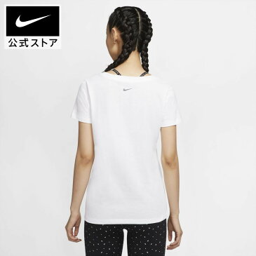 ナイキ Dri-FIT ウィメンズ ロゴ トレーニング TシャツNIKE アパレル レディース スポーツ トレーニング フィットネス ヨガ ピラティス ジム トップス Tシャツ 半袖