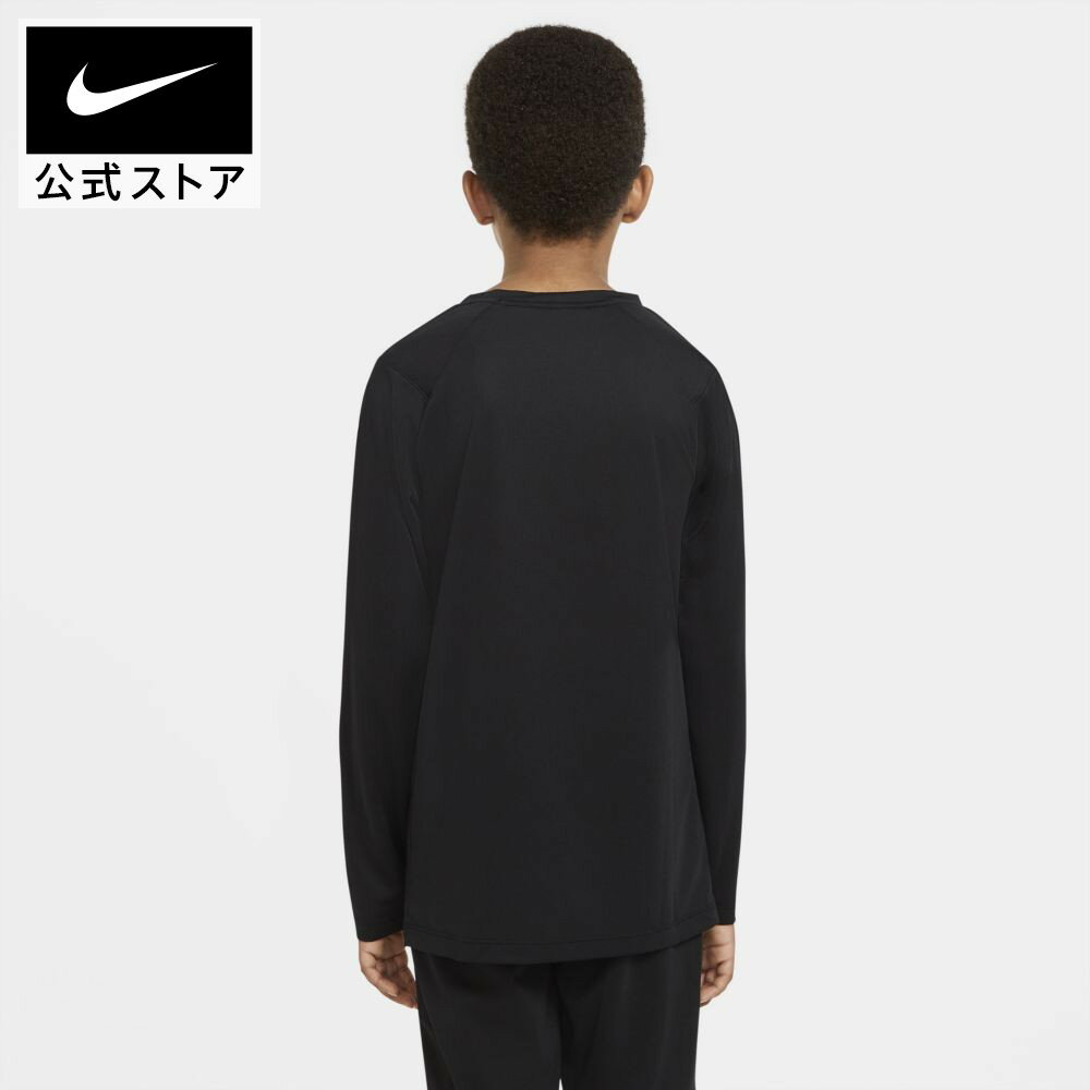 ナイキ ジュニア (ボーイズ) グラフィック ロングスリーブ トレーニングトップアパレル キッズ 子供 子ども 男の子 トレーニング フィットネス トップス 長袖