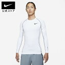 ナイキ プロ Dri-FIT メンズ タイト フィット ロングスリーブ トップnike 長袖 teamsports 通気性 dd1991-100 フィットネス ウェア 黒 白 25cpn