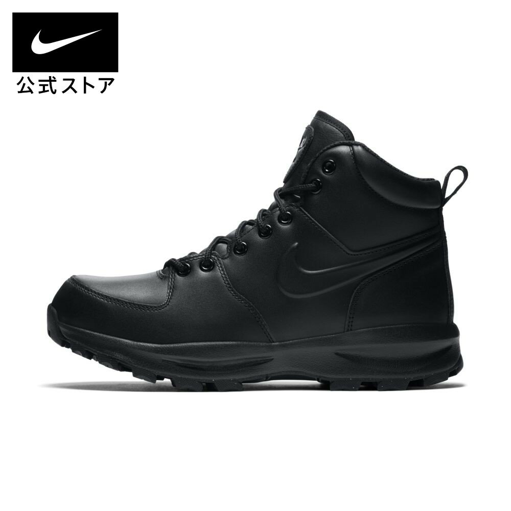 【期間限定価格】ナイキ マノア レザー メンズブーツ NIKE シューズ ライフスタイル スニーカー NEW Sportswear カジュアル 黒 靴 454350-003 アウトドア ミッドカット 通勤 白 ギフト salemensのサムネイル