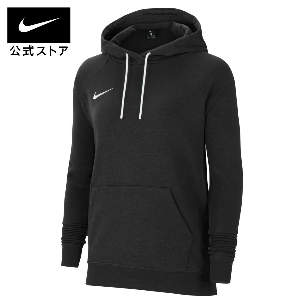 ナイキ パーク ウィメンズ フリース プルオーバー サッカーパーカーnike teamsports cw6957-010 長袖 ウェア 黒 白 レディース 父の日 ギフト プレゼント