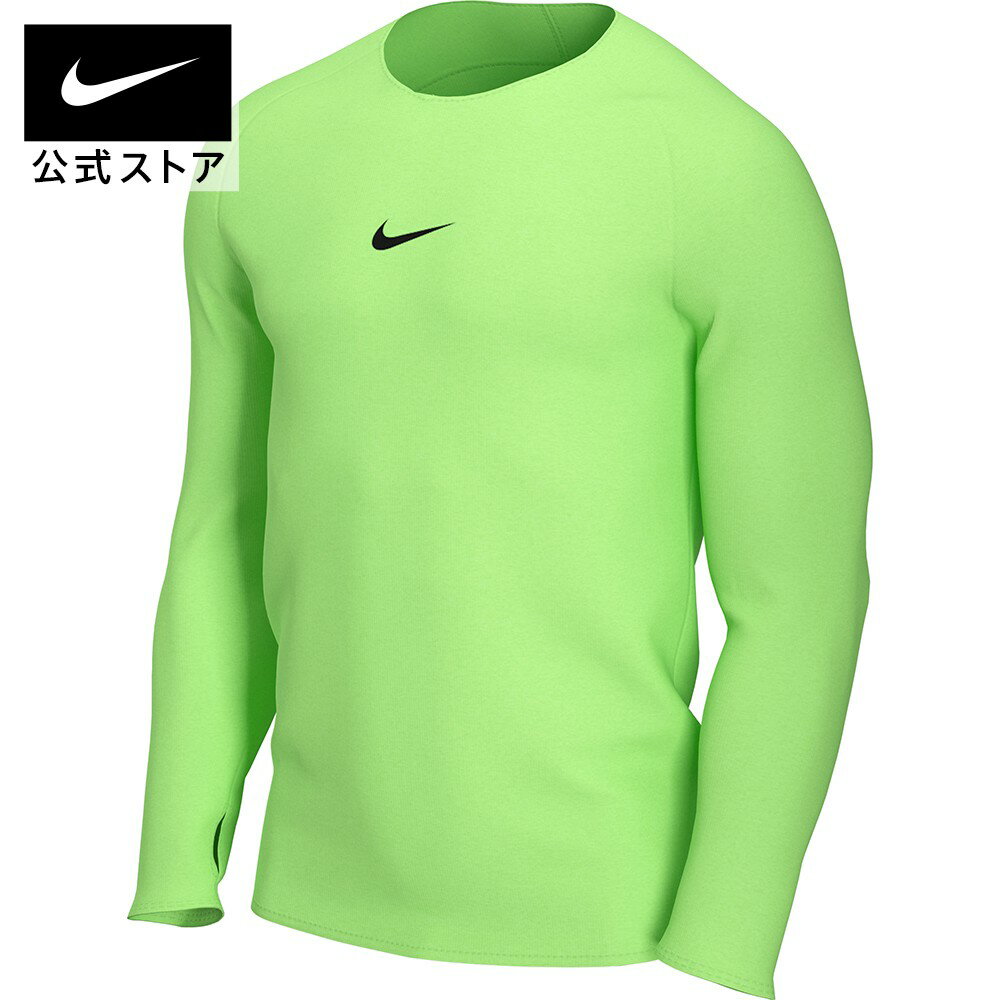 ナイキ DRI-FIT パーク ファーストレイヤー ロングスリーブ ジャージnike メンズ 長袖 teamsports av2609-398 ウェア サッカー 黒 緑 父の日 ギフト プレゼント