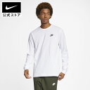 【10％OFFクーポン対象】ナイキウェア メンズ ロングスリーブ Tシャツnike アパレル トップス 長袖リンクコーデ teamsports ar5194-100 親子コーデ アウトドア cpn10 黒 白