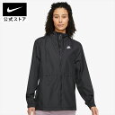 【15 OFFクーポン対象】ナイキウェア エッセンシャル レペル ウィメンズ ウーブン ジャケットnike トップス 撥水 雨の日用 撥水 dm6180-010 アウター アウトドア パーカー 黒 白 fp15