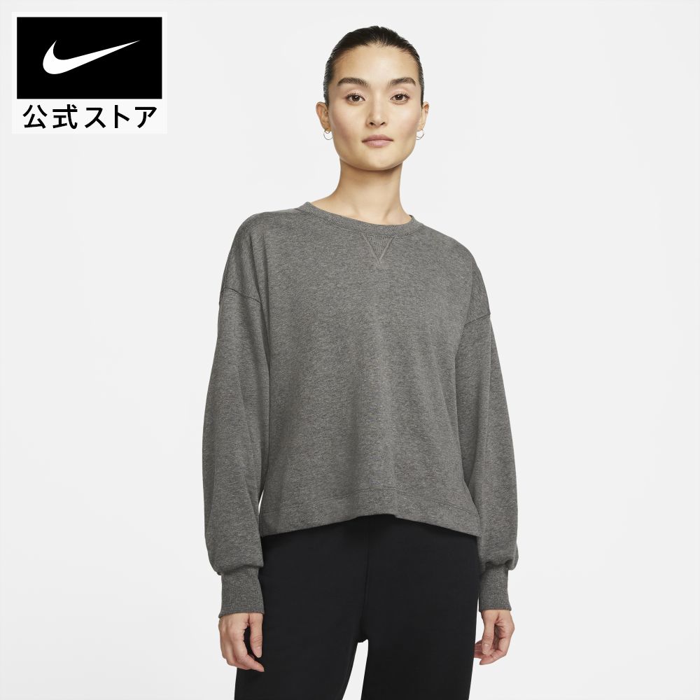 ナイキ ウィメンズ NY CRE FRNCH TRRY フリース L/S トップnike トレーナーウェア スウェット dn4768-010 パーカー あったか 長袖 フィットネス cpn20