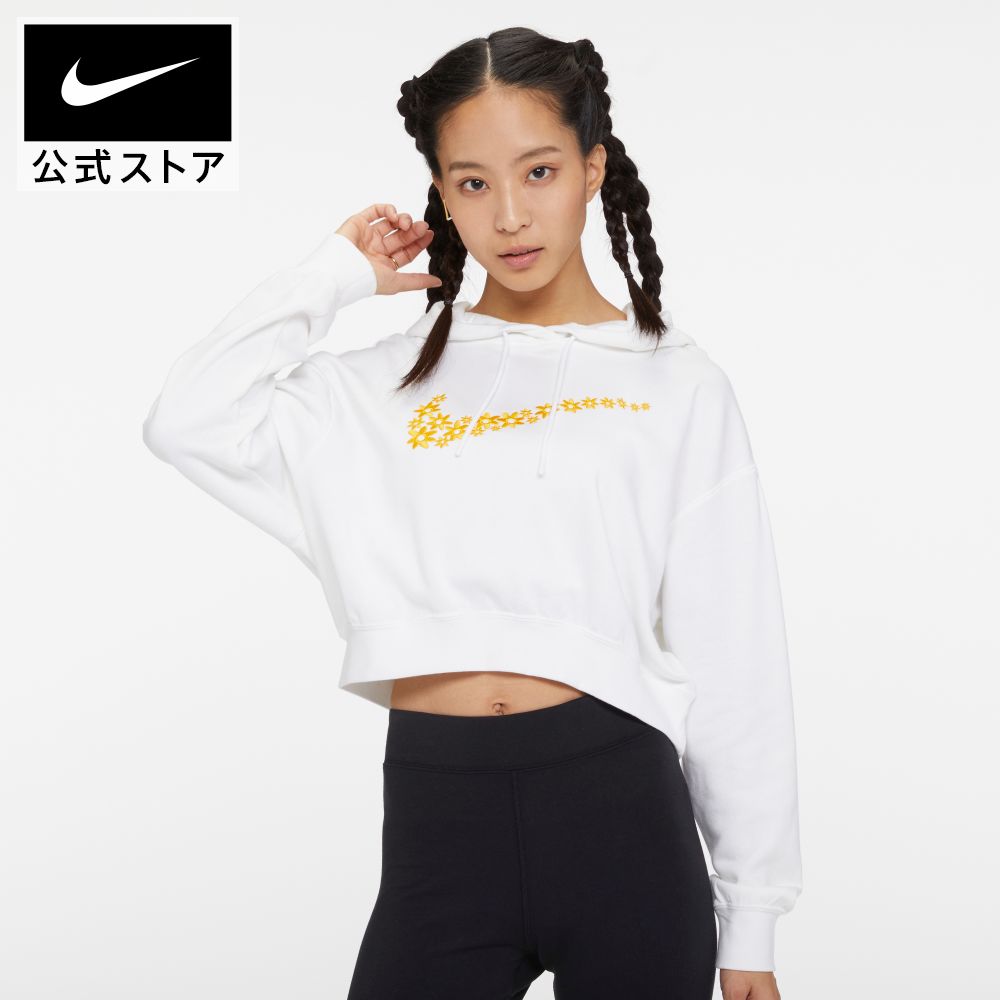 【40%OFF】ナイキ スポーツウェア ウィメンズ フリース オーバーサイズド パーカーNIKE トレーナー トップス 上着 ショート丈 レディース フーディー ダンス トレーニングウェア アパレル #楽天ナイキブラックフライデー22 40-50%