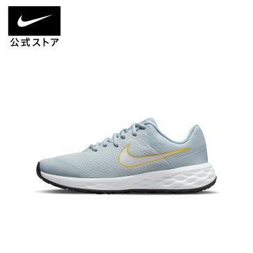 ナイキ レボリューション 6 ジュニア ロード ランニングシューズNIKE キッズ サステナビリティ コレクション スニーカー 男女兼用 ユニセックス 学生 トレーニングシューズ ローカット SU22 #pb