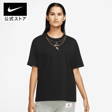 【40％OFF】ジョーダン ヘリテージ ウィメンズ ゴールド チェーン Tシャツアパレル NIKE ジョーダン トップス ウェア Tシャツ スポーツウェア レディース 半袖 SU22 #楽天ナイキSS2209 40_50OFF