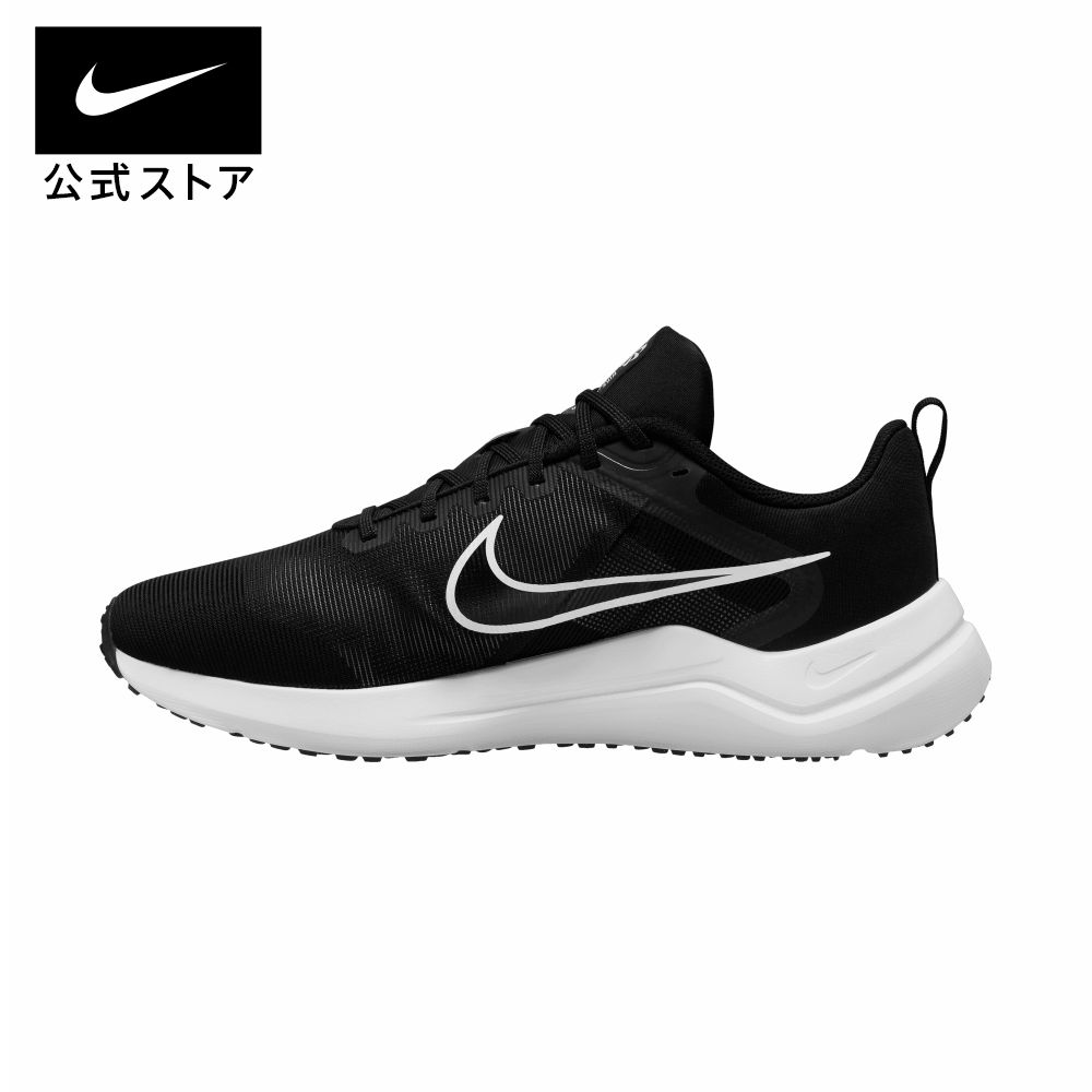 ナイキ ダウンシフター 12nike ランニング サステナビリティ メンズ トレーニングシューズ SU23 黒 靴 dd9293-001 白 TS40