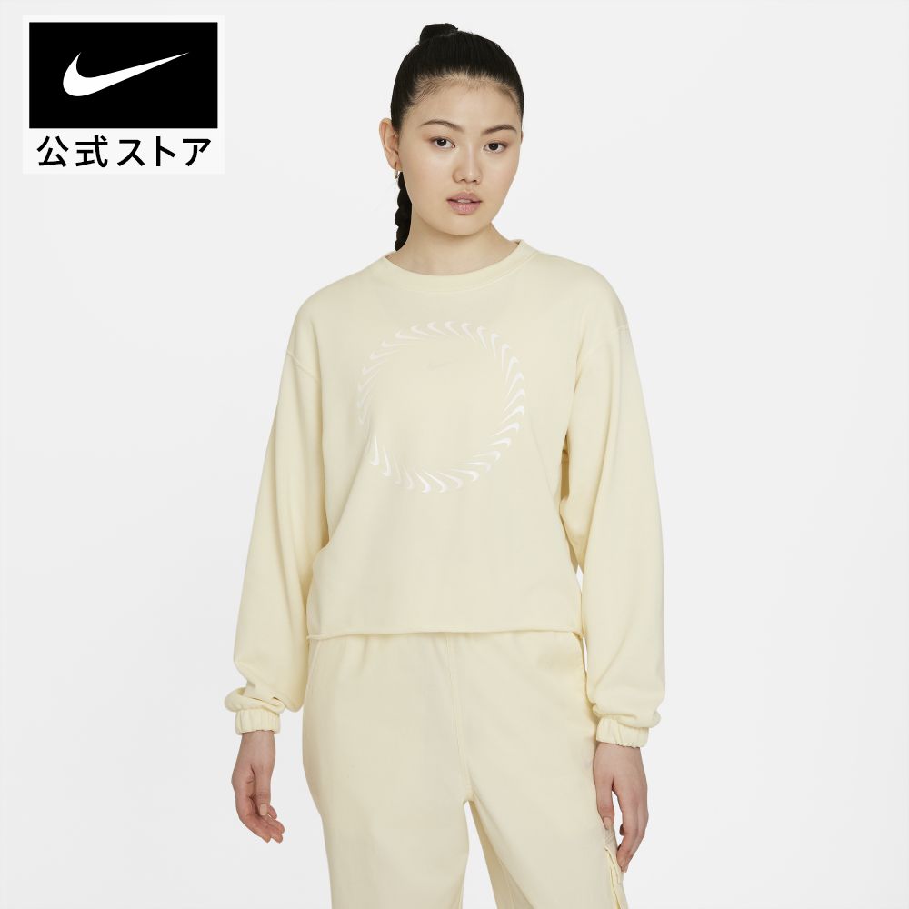 【50％OFF】ナイキ スポーツウェア アイコン クラッシュ ウィメンズクルーアパレル NIKE トップス ライフスタイル ウェア スポーツウェア レディース 長袖 SU22 #楽天ナイキ