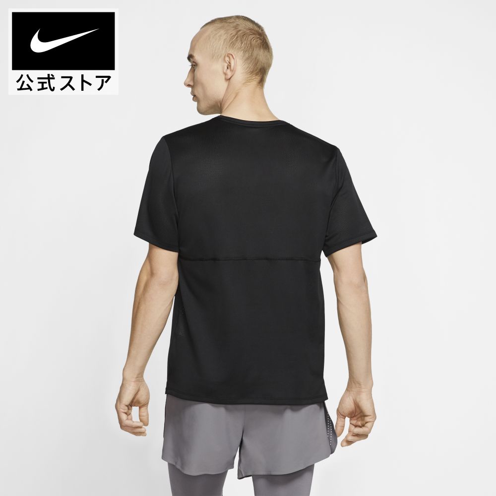 ナイキ ブリーズ メンズ ランニングトップアパレル メンズ スポーツ ランニング ジョギング トップス 半袖Tシャツ Dri-FIT