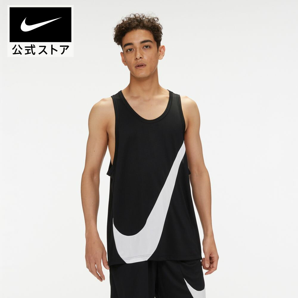 ナイキ Dri-FIT メンズ バスケットボール クロスオーバー ジャージーnikeウェア ジム タンクトップ アパレル teamsports ドライフィット dh7133-013 部活 黒 白 夏 父の日 ギフト プレゼント TS15 mt30