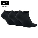 ナイキ ライトウェイト ノーショウ ソックス (3足)nike メンズ teamsportsアクセサリー sportsac sx4705-001 靴下 プレゼント フィットネス 黒 白 2