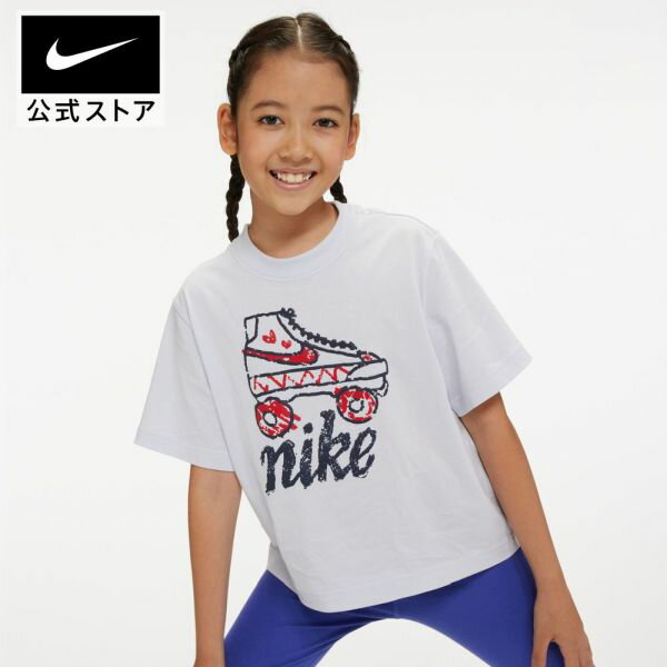 【60%OFF】ナイキ YTH ガールズ NSW アイコン クラッシュ ボクシー S/S Tシャツウェア トップス Tシャツアパレル キッズ ss7060 sstsir mtm #楽天ナイキSS2309のサムネイル