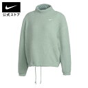 【35%OFFクーポン対象】ナイキ Therma-FIT ウィメンズ フリース トレーニングスウェットシャツnike Therma-FIT レディース サーマ 防寒 fitness dv7297-357 裏起毛 プレゼント 19日〜 40%OFF mtm