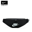 【15%OFFクーポン対象】ナイキ ヘリテージ ウエストパックnike ユニセックス スポーツ ウエストポーチ サステナブル teamsports アクセサリー sportsac db0490-010 黒 白 fp15