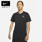 ジョーダン ジャンプマン メンズ ショートスリーブ Tシャツnike バスケ Jordan トップス 半袖 ゆったり オーバーサイズ teamsports dc7486-010 部活 ウェア 黒 白