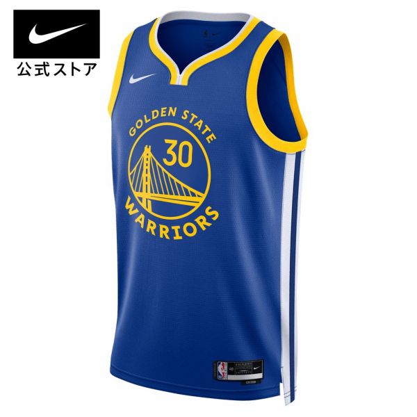 ナイキ NBA ゴールデンステート・ウォリアーズ Dri-FIT スウィングマン ジャージ ICN 22nike バスケ ウェア トップス NBA SU23 teamsports dn2005-401 青 cpn15