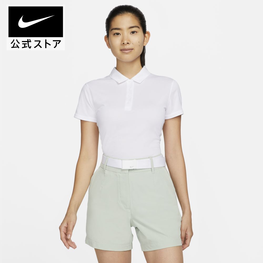 ナイキ Dri-FIT ビクトリー ウィメンズ ゴルフポロnike teamsports SU23 ドライフィット 通気性 dh2310-100 レディース アウトドア 半袖 ウェア 黒 白 母の日 ギフト プレゼント cpn15