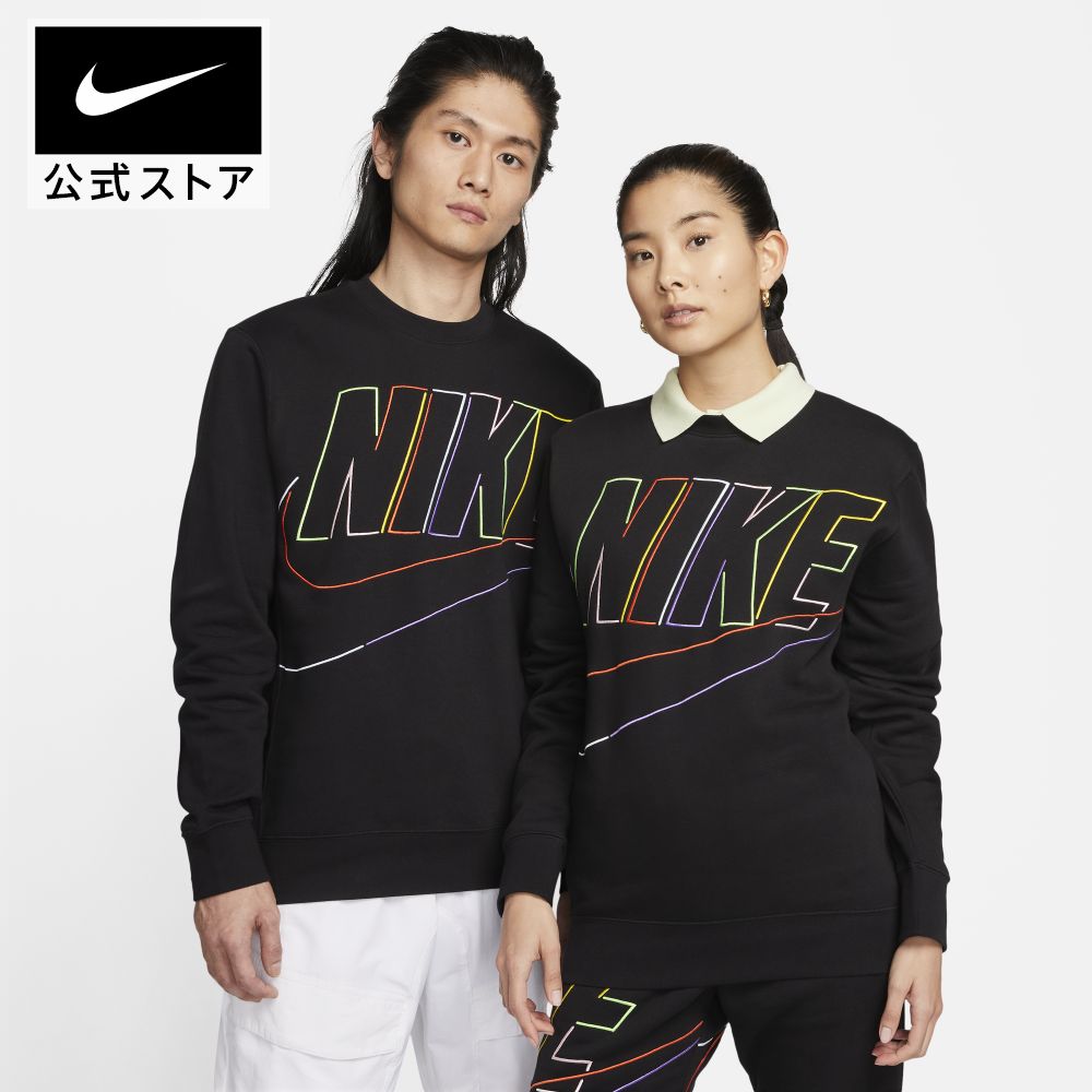 ナイキ クラブ+ BB L/S クルー MCFnike メンズ クラブフリース ウェア トップス メンズ ロングスリーブ dx0530-010 長袖 黒 25cpn mt40 mtm 父の日 ギフト プレゼント